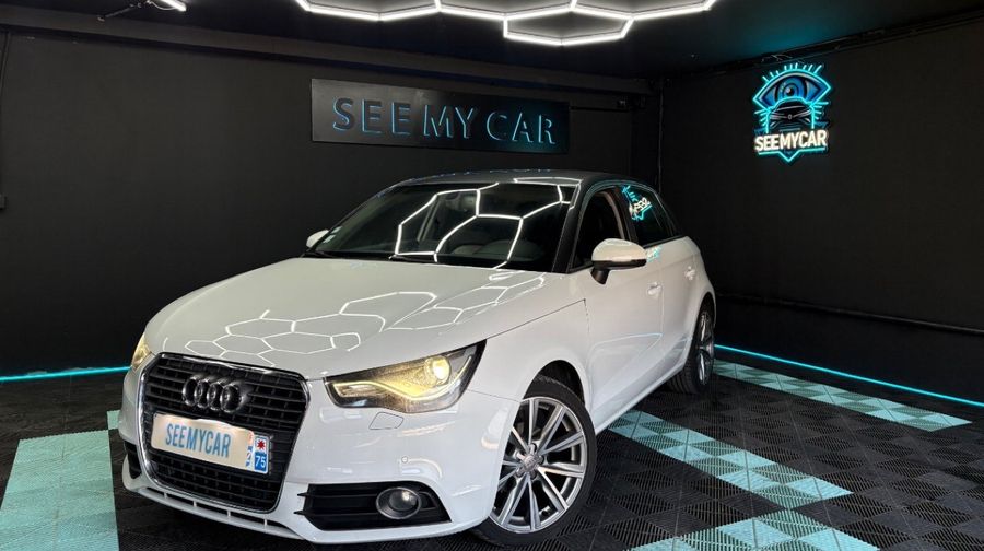 Audi A1 blanche, vendu chez SeeMyCar