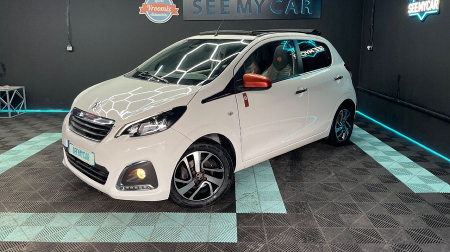 Peugeot 108 blanche, vendu chez SeeMyCar